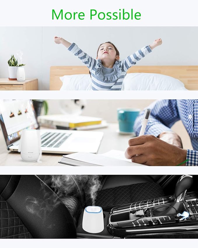 SOICARE Diffuser, USB Plug-in Car Portable Aromatherapy Diffuser, Essential Oils - Image 5