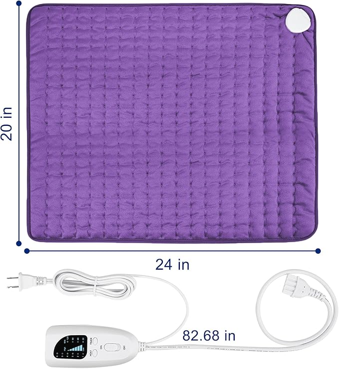 Electric Heating pad for Back Neck Shoulder Knee Arms Legs- Electric Heat Pads - Image 7