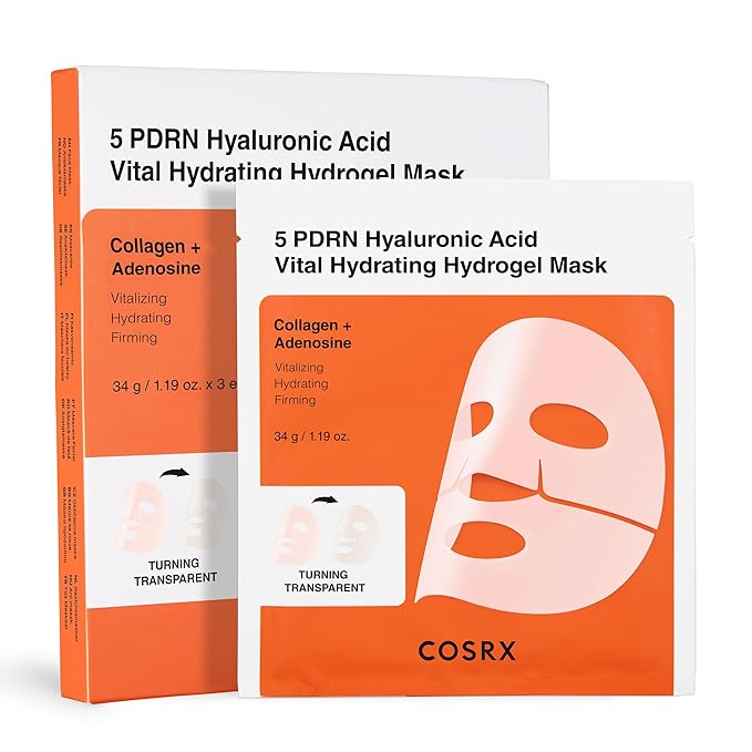 COSRX 5 PDRN Hyaluronic Acid Vital Hydrating Hydrogel Mask, Overnight Hydrogel by COSRX