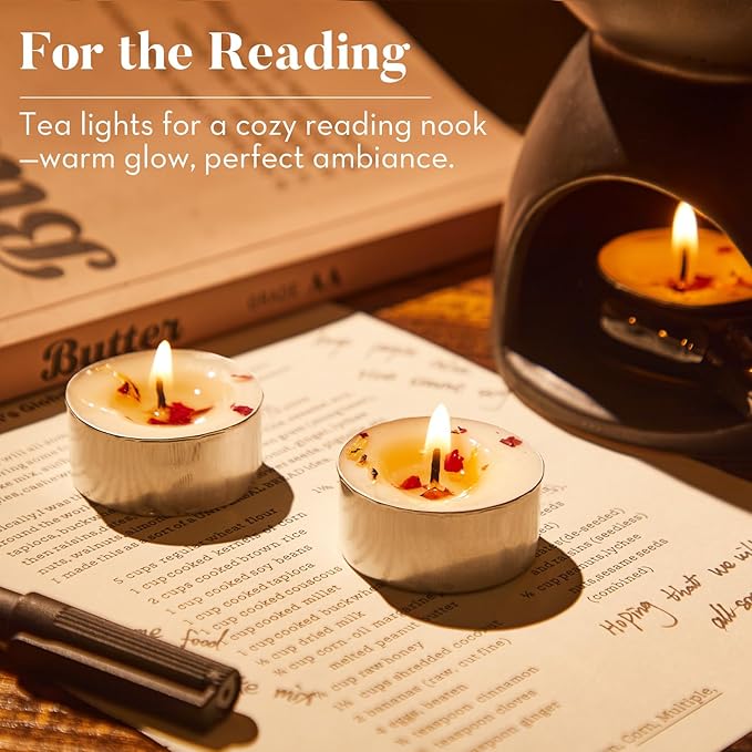 16 Pack Rose Tealight Candles - Image 5