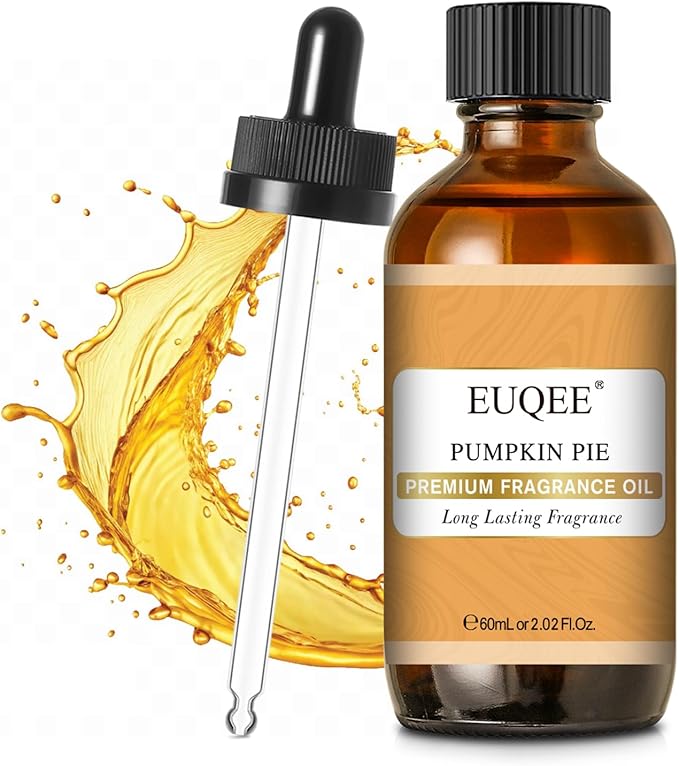 EUQEE Pumpkin Pie Fragrance Oil, Premium Pumpkin Pie Scented Essential Oils by EUQEE
