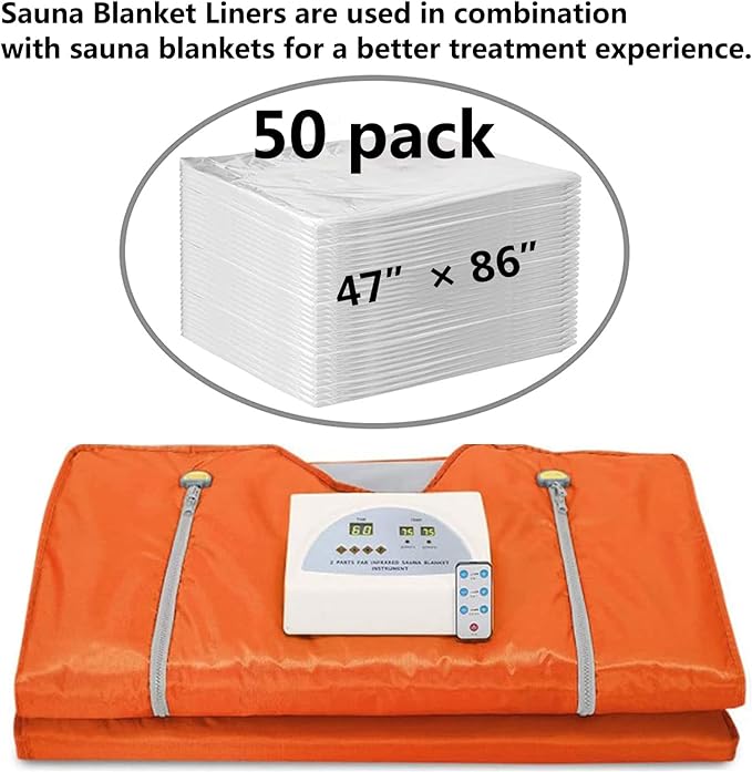 50 Pieces Disposable Plastic Sheeting, - Image 7