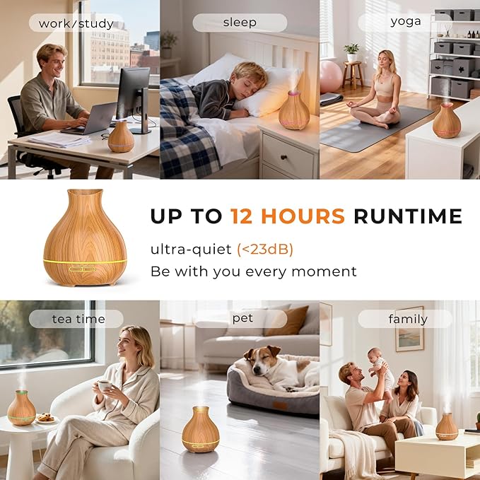 BZseed Aromatherapy Essential Oil Diffuser - Image 3