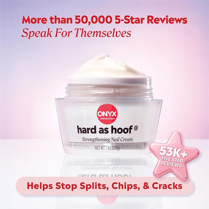 Onyx Professional Hard As Hoof Nail Strengthening Cream, Unscented - Image 3