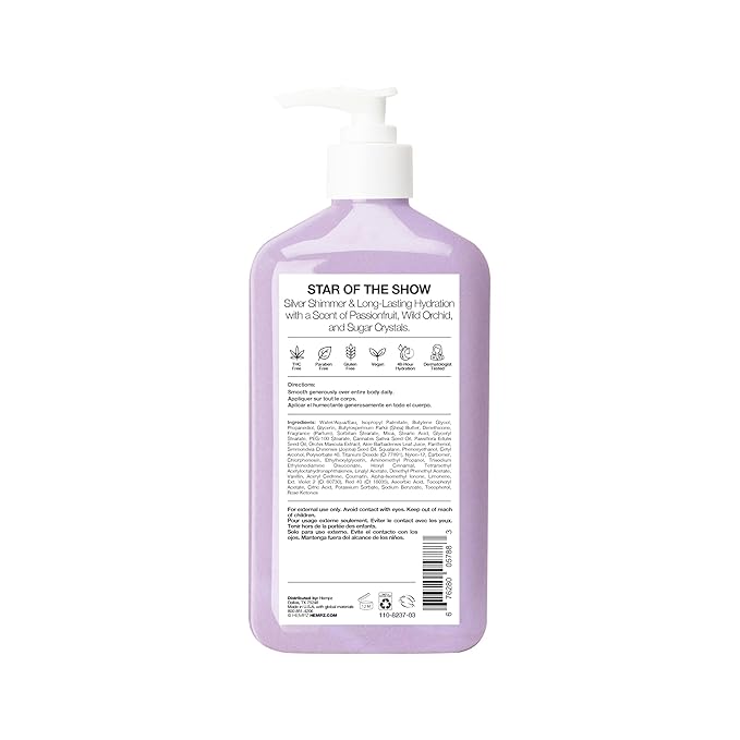 Hempz NEW Star Dust Body Lotion, Iridescent Glow Shimmer, Passionfruit and Wild - Image 2