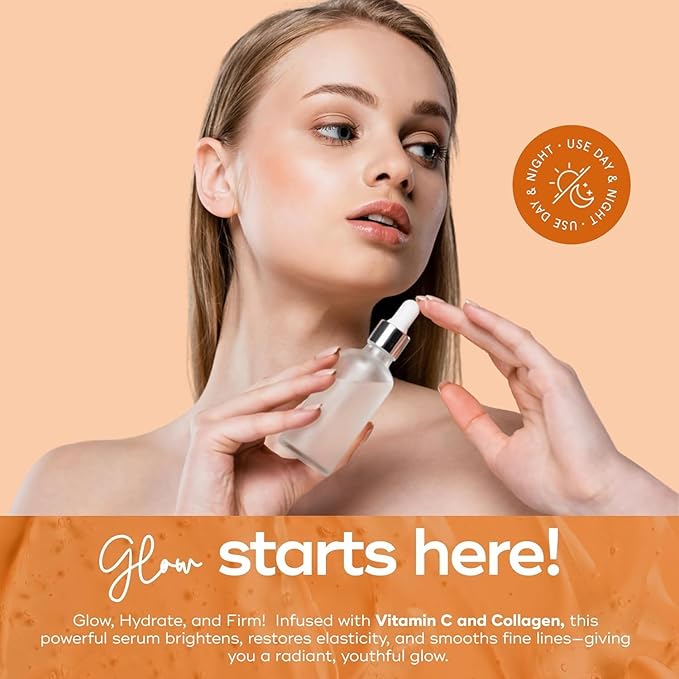 Vitamin C Serum + Moisturizer Skin Care Set - Image 3
