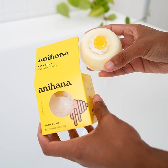 ANIHANA Bath Bomb with Coconut Oil, Paraben Free, Hand-Crafted Luxury Fizzers - Image 5