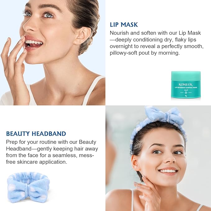 15 PACK Skincare Set with Facial Masks, Under Eye Patches, Face Mist, Lip Mask - Image 4