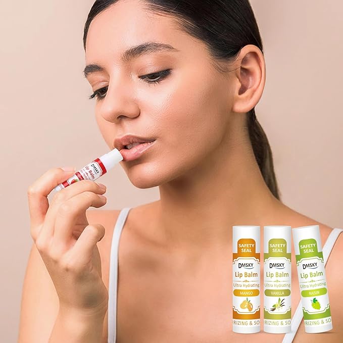 DMSKY 30 Pack Lip Balm, Natural Lip Balm Bulk - Image 6