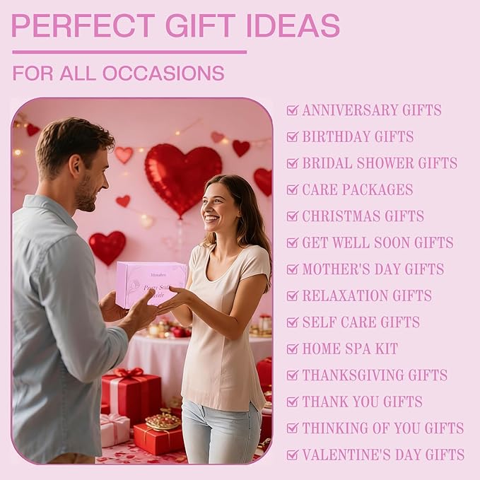 Mothers Day Spa Gifts for Women, Bath Gift Baskets, Birthday Relaxing Spa Self - Image 3