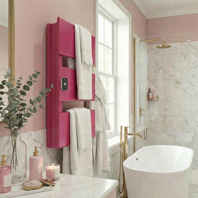 Electric Towel Warmer, Heated Towel Rack - Image 5
