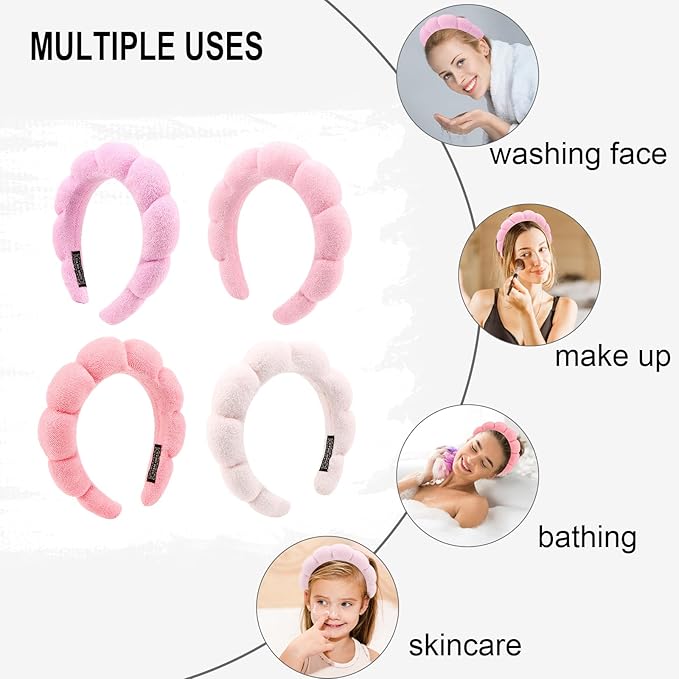 Canitor 4 PCS Spa Headband - Image 8