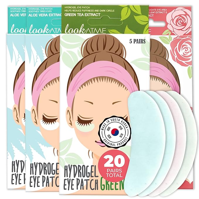 Under Eye Patches for Dark Circles and Puffiness by LOOKATME