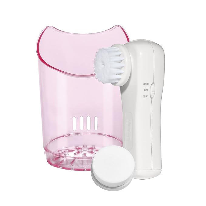 True Glow by Conair Moisturizing Mist Facial Sauna System; Pink / Cream - Image 3