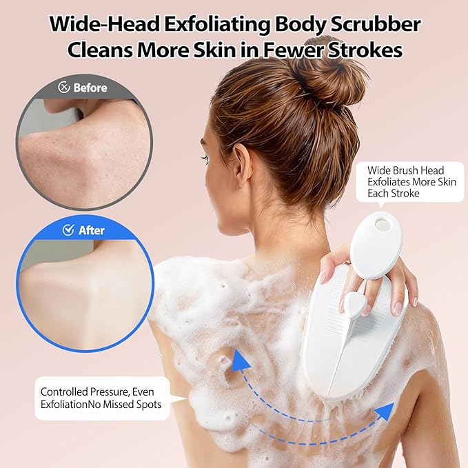 Shower Brush for Body, Extra-Large Bath Brush - Image 3