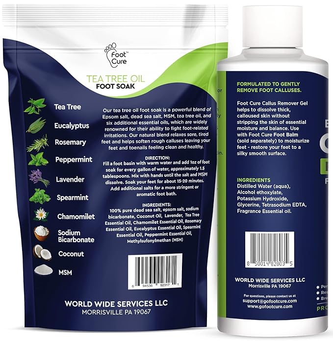 Tea Tree Foot Soak & Callus Remover Gel Kit - Image 2