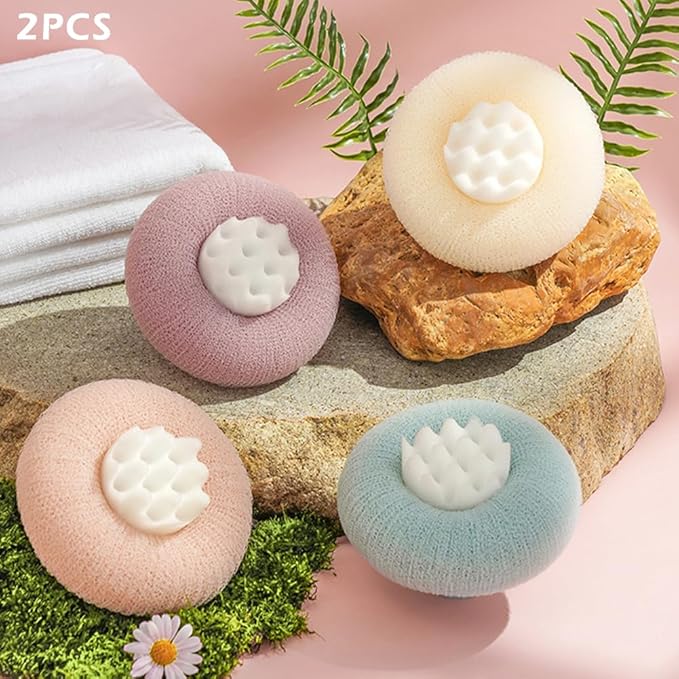2Pack 2-in-1 Sunflower Bath Ball - Image 8