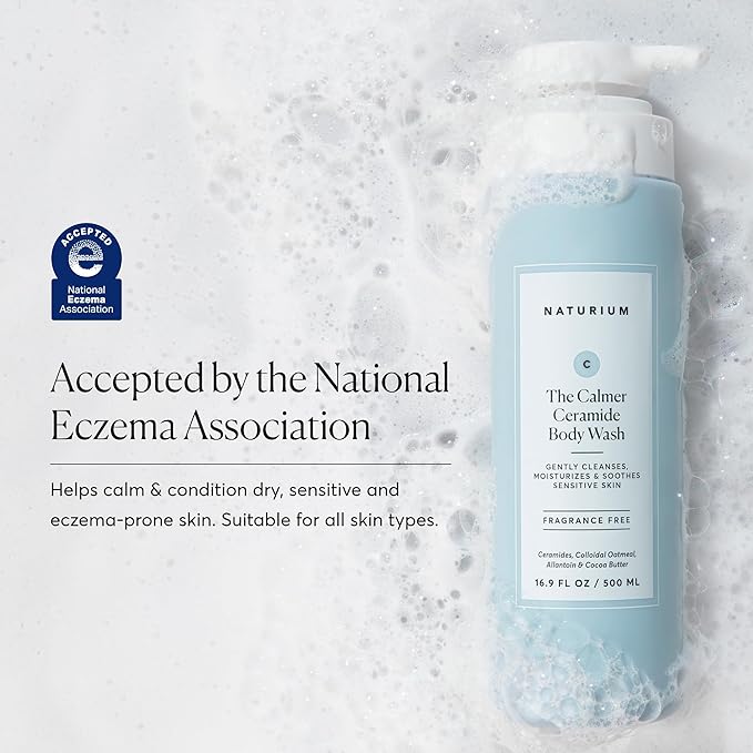 Naturium The Calmer Ceramide Body Wash, Frangrance-Free, Cleansing & - Image 8