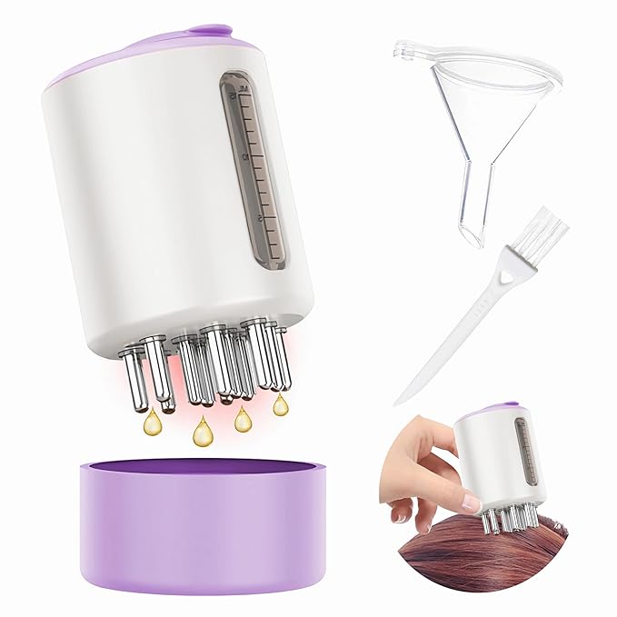 Electric Hair Oil Applicator & Scalp Massager 2 in 1, 15ml Capacity, Scalp Care by SphonxAi