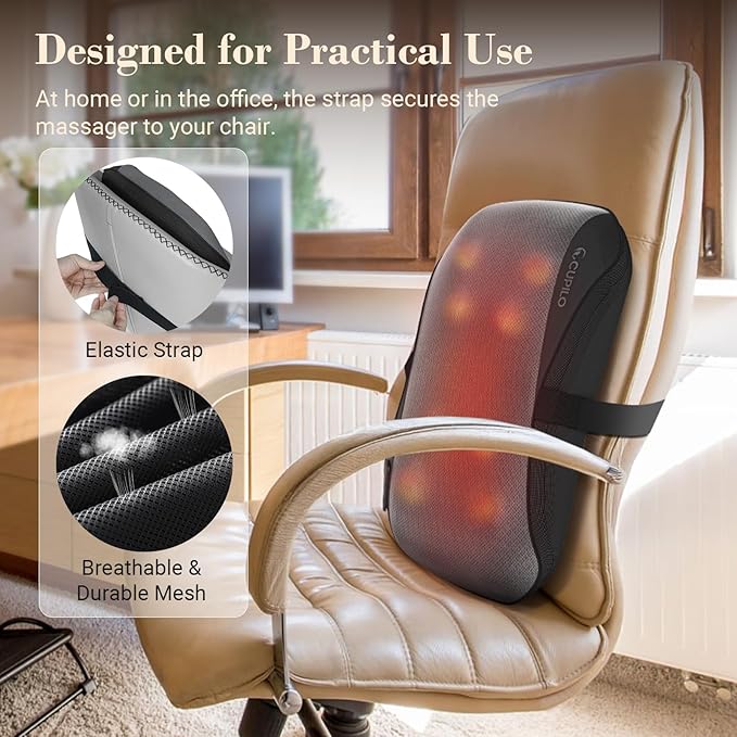 CuPiLo Back Massager for Pain Relief Deep Tissue FSA Eligible HSA, Upgrade 8 - Image 7