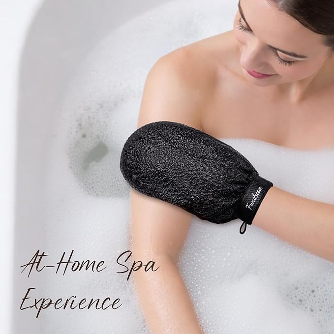 Exfoliating Gloves 2 Pcs, Korean Exfoliating Mitts, Body Scrub - Image 9