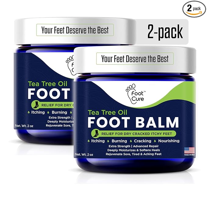 FOOT CURE Tea Tree Oil Balm – Moisturizer by FOOTCURE