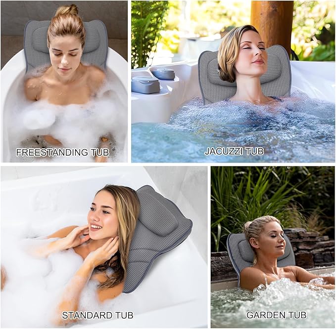 Extra Long Thick Full Body Bath Pillow - Image 7