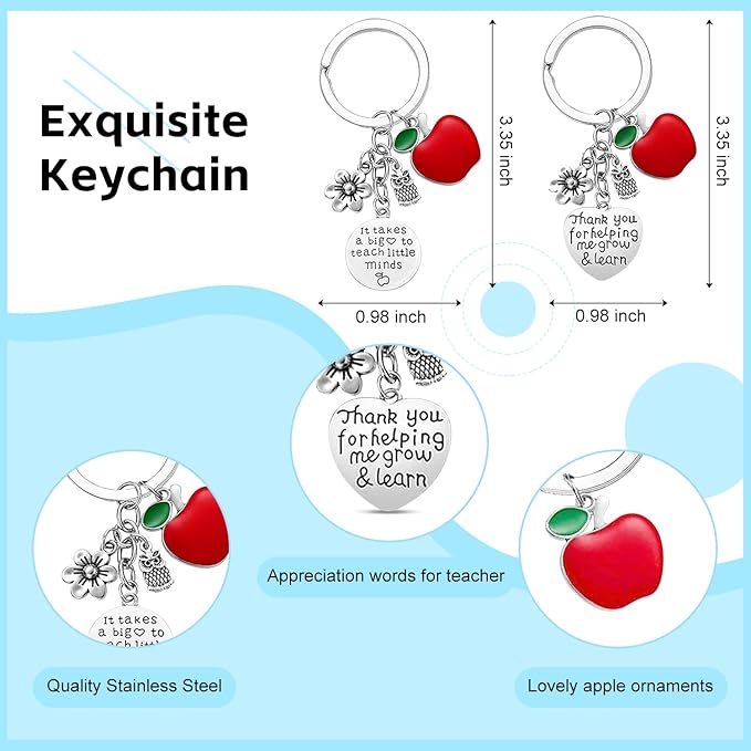 UAREHIBY 12 PCS Teacher Appreciation Gifts in Bulk, 20 OZ Wine Tumbler Teacher - Image 4