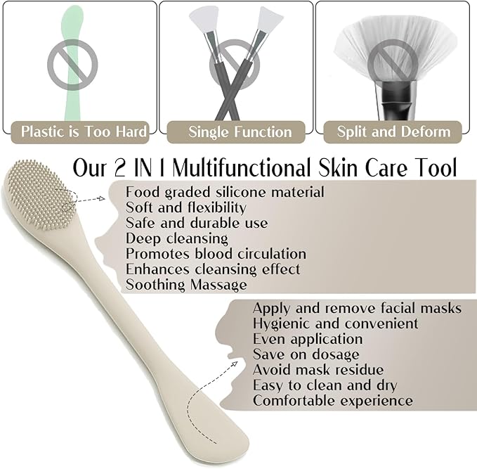 Face Mask Brush Applicator, Mask Brushes - Image 2
