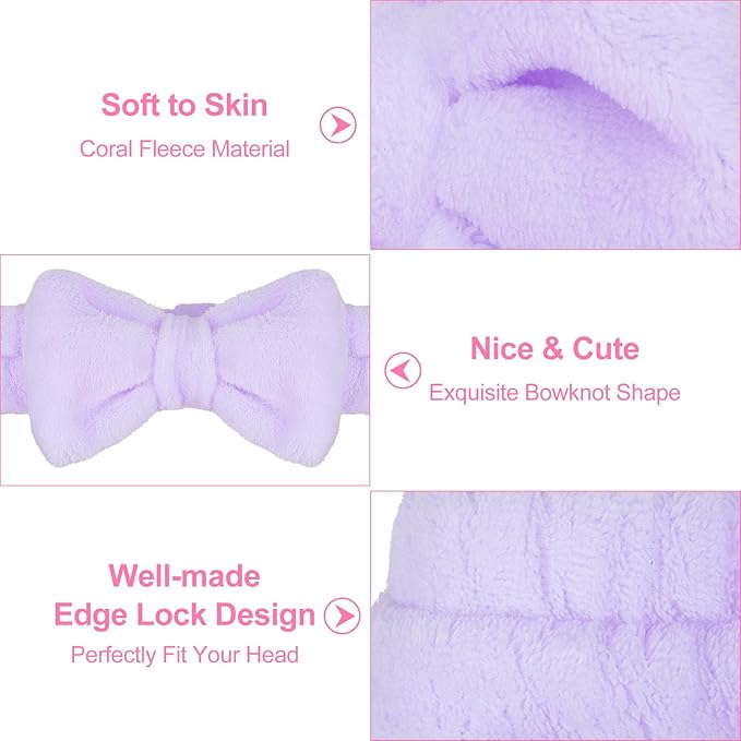 Ondder Skincare Headband for Washing Face Spa Makeup Face Wash Headband Skin - Image 2