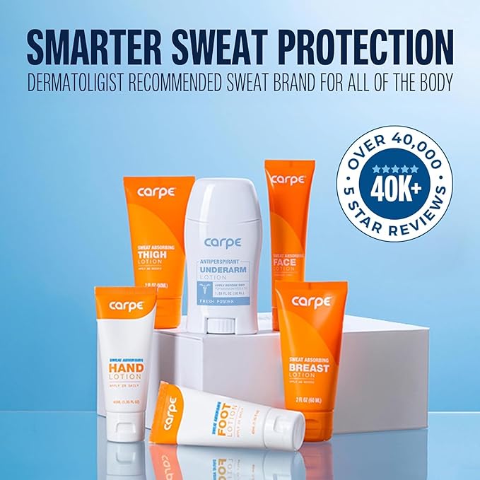 Carpe Sweat Absorbing Hand Lotion A dermatologist-recommended smooth lotion - Image 8