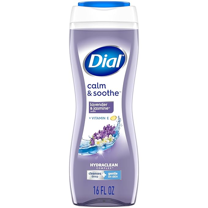 Dial Body Wash, Calm & Soothe Lavender & Jasmine Scent, 16 fl oz - Image 2