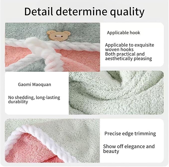 Microfiber Hair Towel, Hair Towel wrap - Image 8