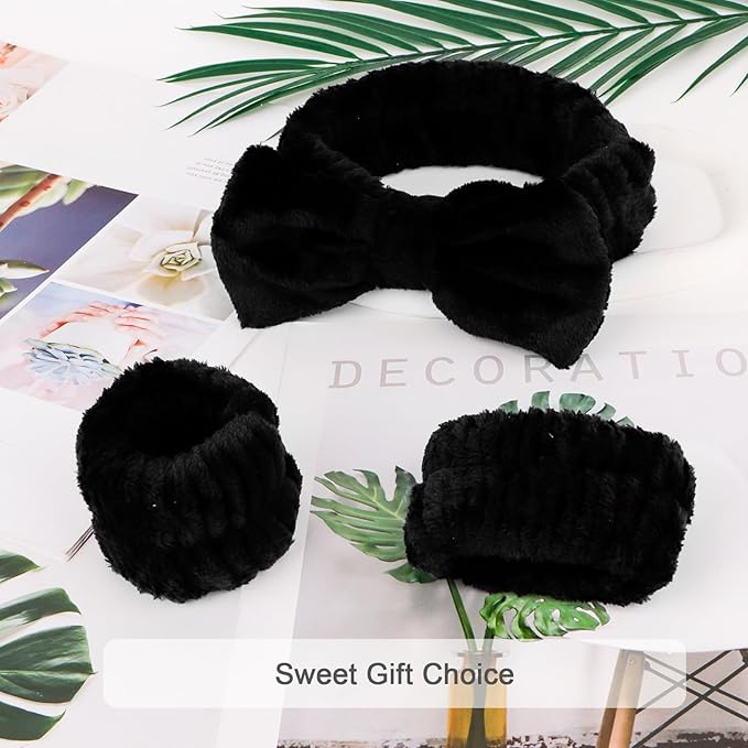 CIEHER 12 PCS Black Makeup Headband - Image 7