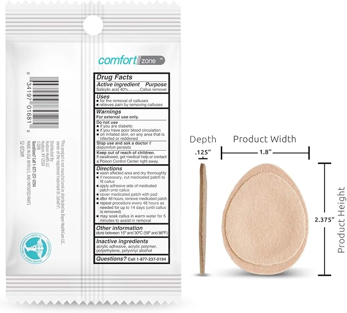 Comfort Zone Extra Thick Callus Remover Pads - Image 2