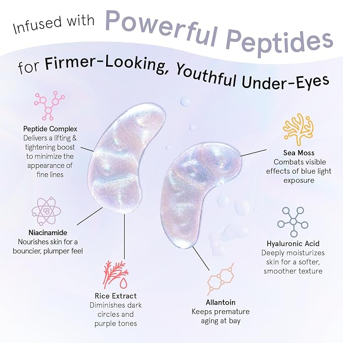 grace & stella Peptide Under Eye Patches - Image 6