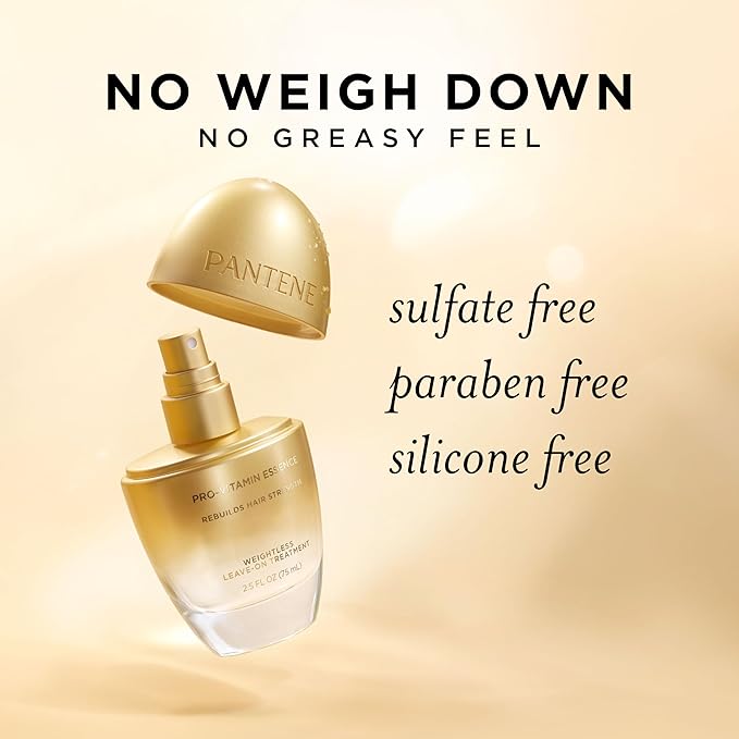 Pantene Pro-Vitamin Essence, Daily Repair Mist, Weightless Leave-On Treatment - Image 8