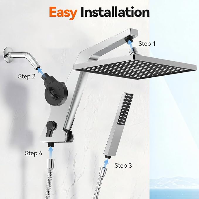 MakeFit Filtered Rain Shower Head - Image 7