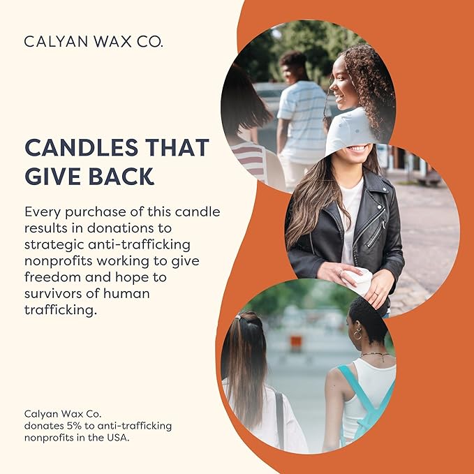 Calyan Wax Co. Golden Cider & Nutmeg 3 Wick Scented Candle - Image 9