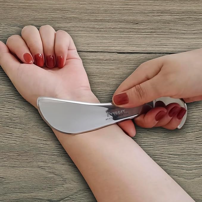 BYYDDIY Stainless Steel Gua Sha Muscle Scraper Tools Kit, Scraping Massage Tool - Image 2