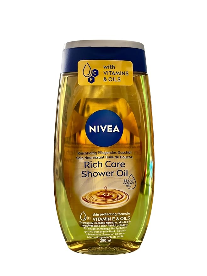 Nivea Shower Oil Natural Caring 200ml - Image 4