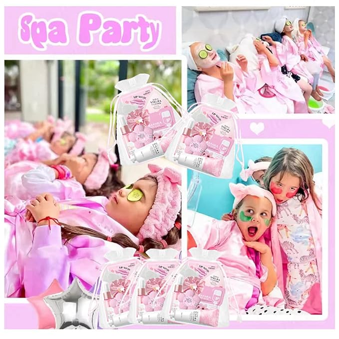 Spa Party Supplies for Women Girl, Face Cleanser, Hand Cream, Lip Mask - Image 8