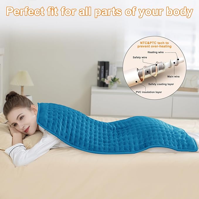 Deepsoon Heating Pad, Electric Heating Pads - Image 3