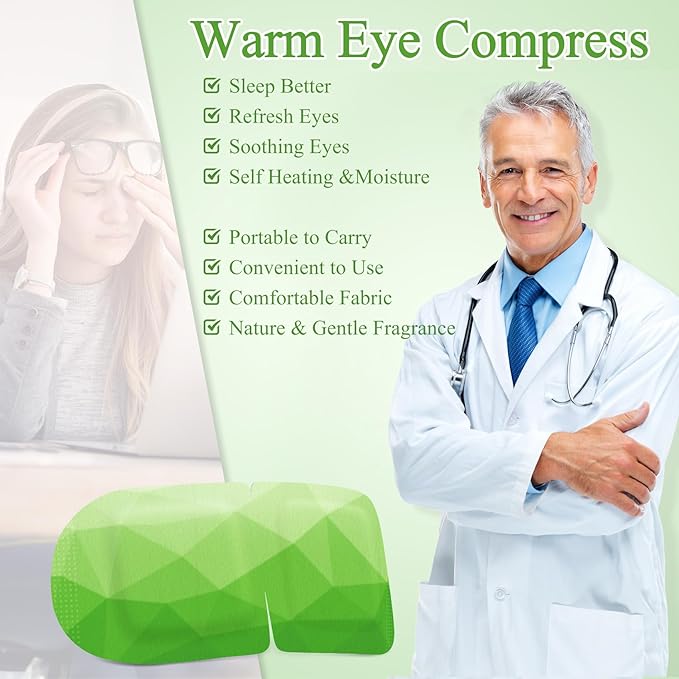 32Packs Steam Eye Mask, Heated Eye Mask - Image 4