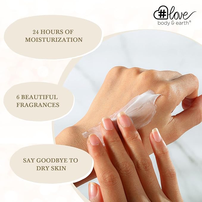 BODY & EARTH # LOVE Hand Cream Gift Set, Mothers Day Gifts - Image 5