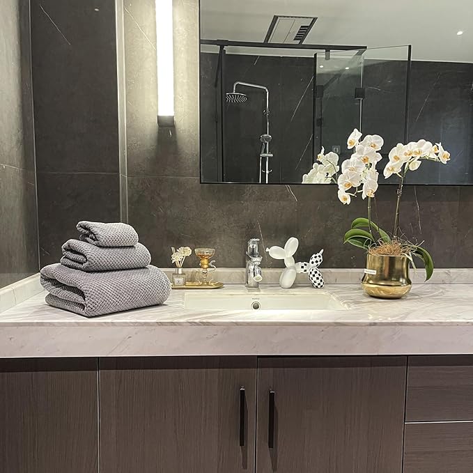 Extra Large Bath Towels Set for Bathroom 30x60 Inches Super Soft Light Weight - Image 3