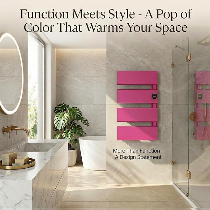 Electric Towel Warmer, Heated Towel Rack - Image 7
