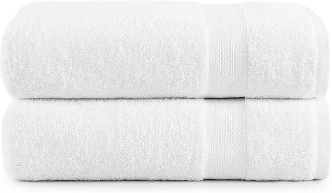 LANE LINEN 100% Ring Spun Cotton Bath Sheets by LaneLinen