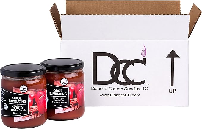Cinnamon Apple Pie Two Pack Odor Eliminating Highly Fragranced Candle - Image 2