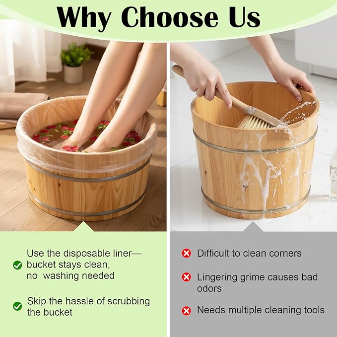 200 Pcs Disposable Foot Bath Liners Bulk - Image 4